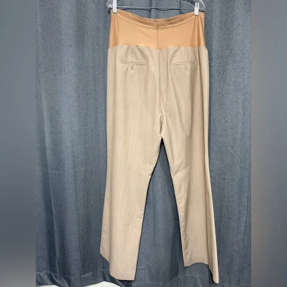 Duo Maternity Beige Pants - XL - Picture 2 of 3